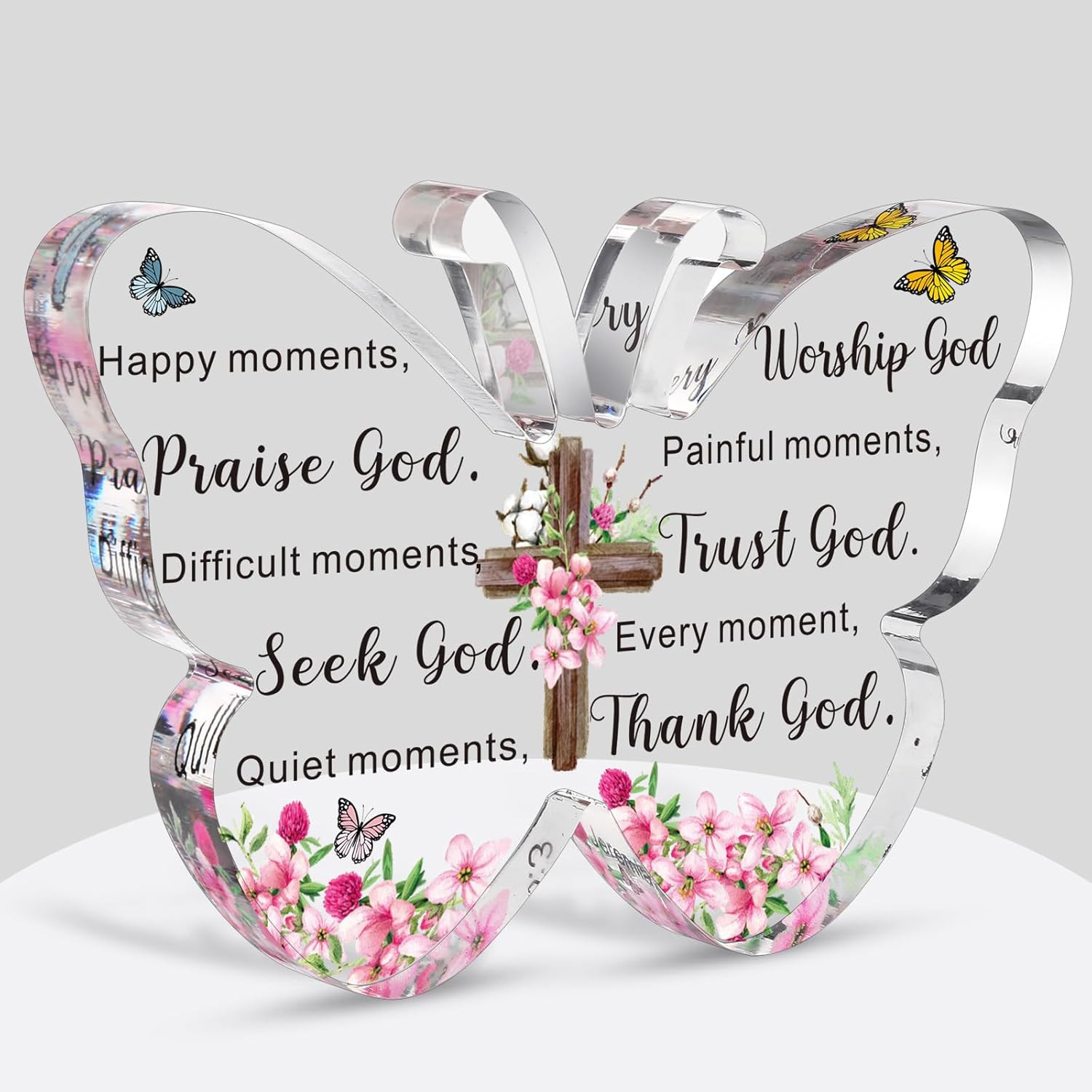 Barydat Acrylic Christian Gifts Bible Verses Religious Gifts for Women Men Inspi Barydat Acrylic Christian Gifts Bible Verses Religious Gifts for Women Men Inspi