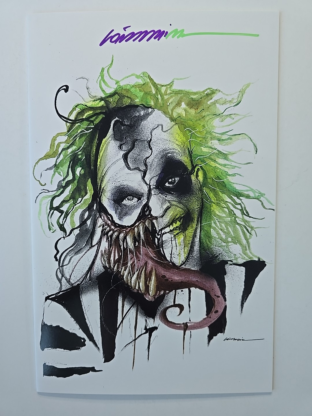 Venomized Beetlejuice Virgin Terrificon Exclusive SIGNED BY GORKEM DEMIR LTD 50