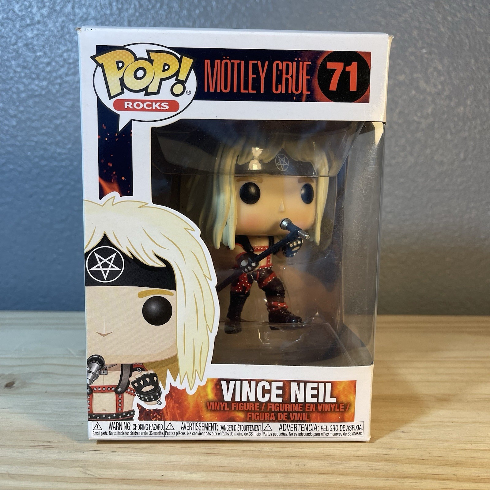 Funko Pop Rocks Mötley Crüe Vince Neil #71 Pop Vinyl Music Figure Funko Pop Rocks Mötley Crüe Vince Neil #71 Pop Vinyl Music Figure