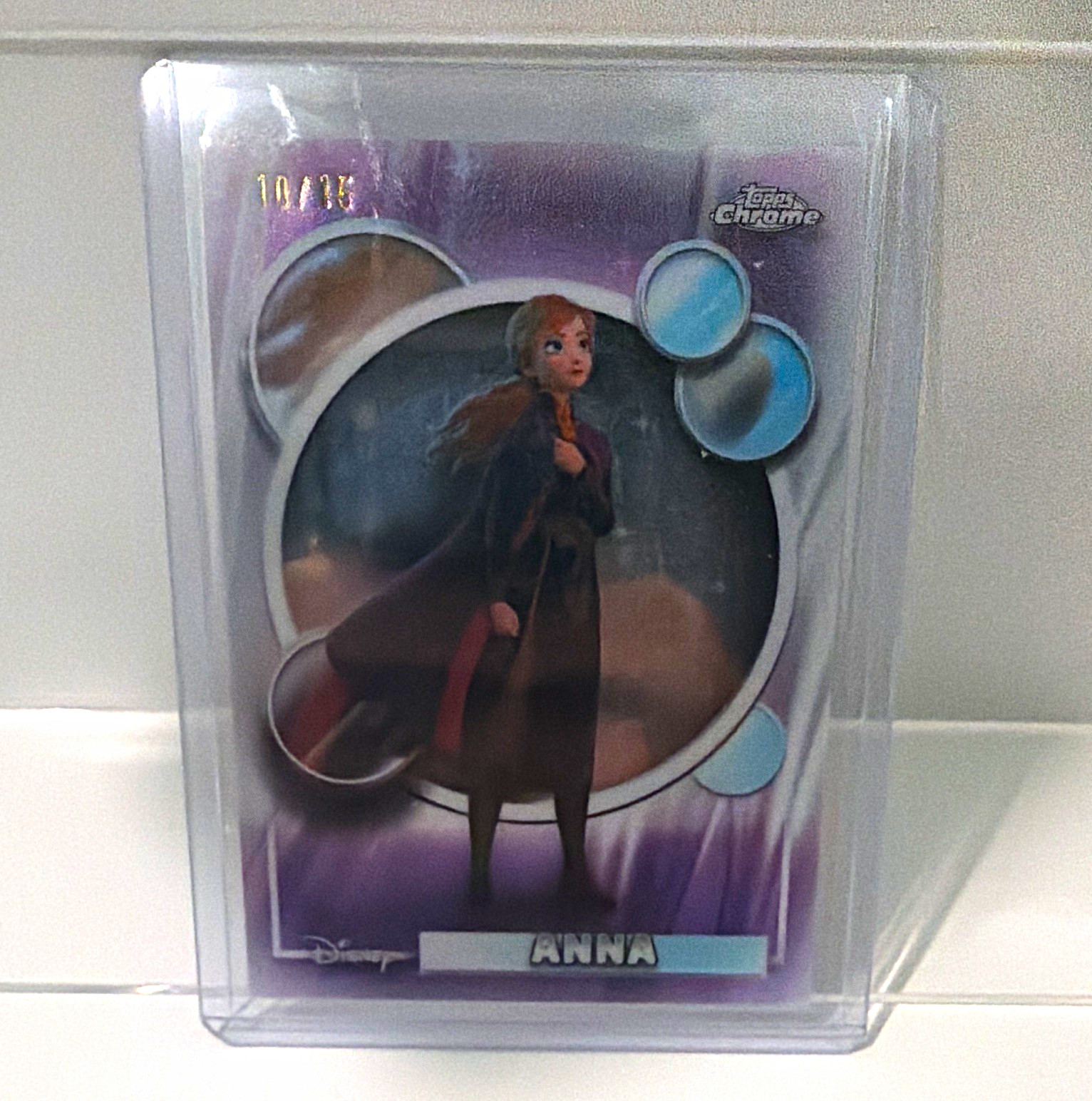 Topps Disney Frozen 2026 Topps Chrome Anna #169 Serial Numbered 10/15