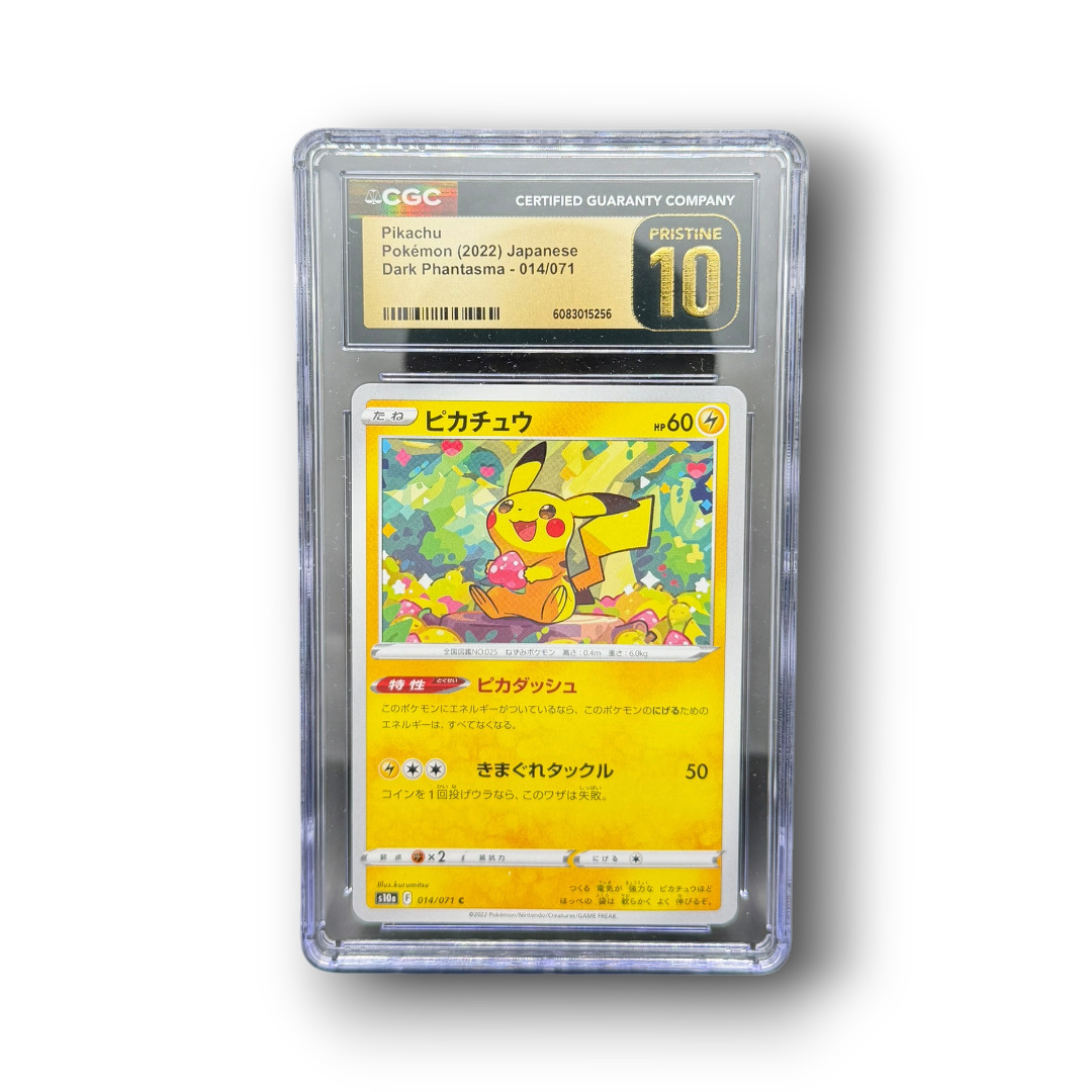 2022 Pokémon Japanese Dark Phantasma Pikachu #014 CGC Pristine 10