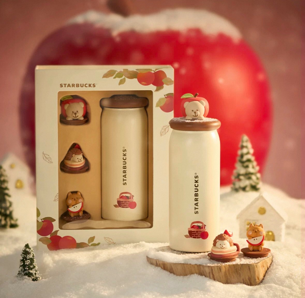 NEW Starbucks China 2025 Party Sweetheart 13oz Tumbler Gift Set