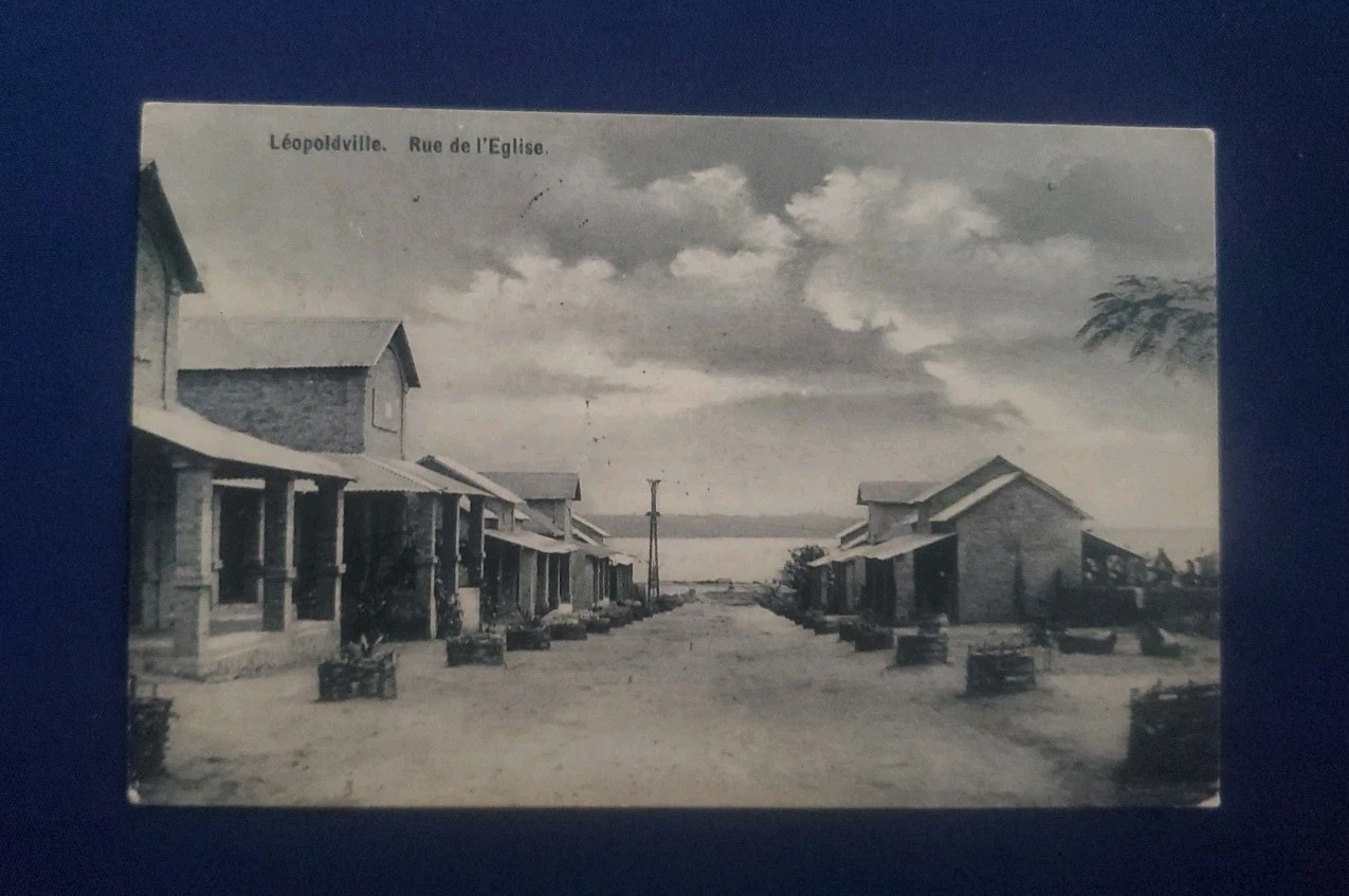 Belgian Congo - Leopoldville -  Stamp Postcard to France 1919