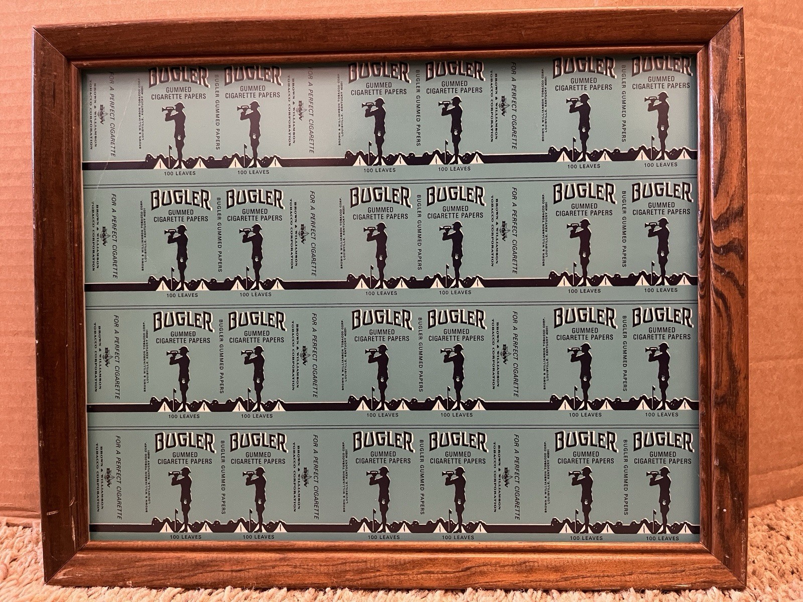 Vintage Bugler Gummed Papers Printer’s Proof