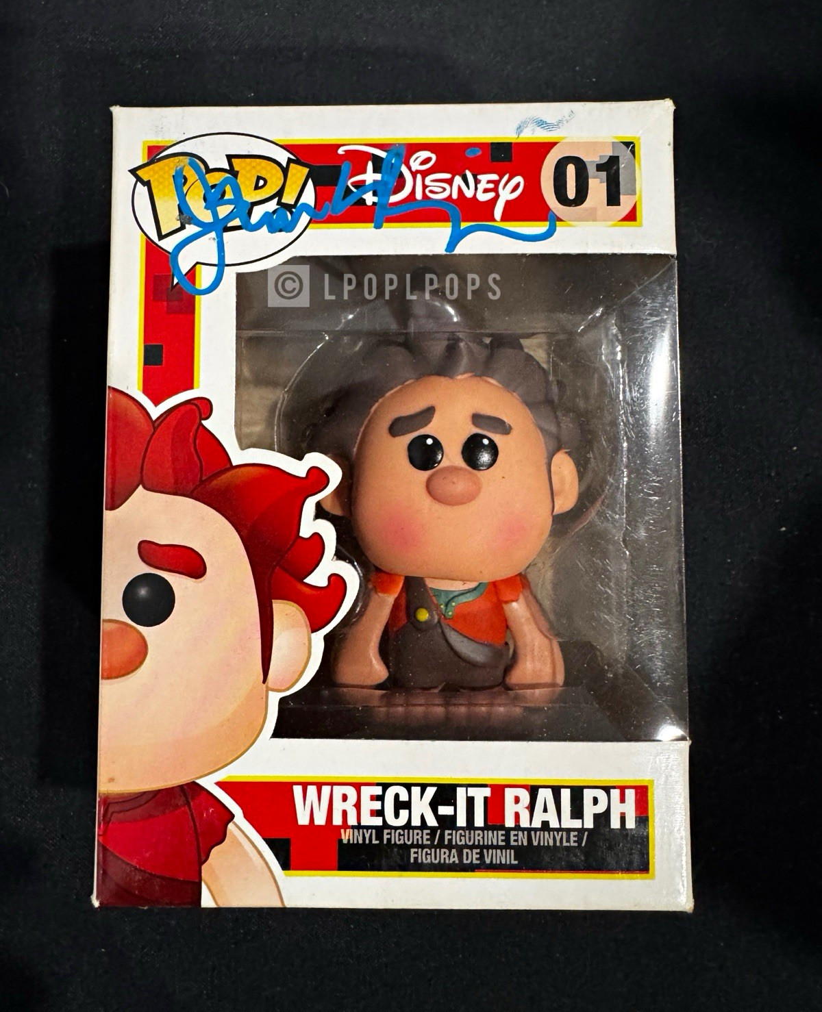 John C. Reilly Autographed Funko Pop Disney Wreck-It Ralph #01 (Vaulted) John C. Reilly Autographed Funko Pop Disney Wreck-It Ralph #01 (Vaulted)