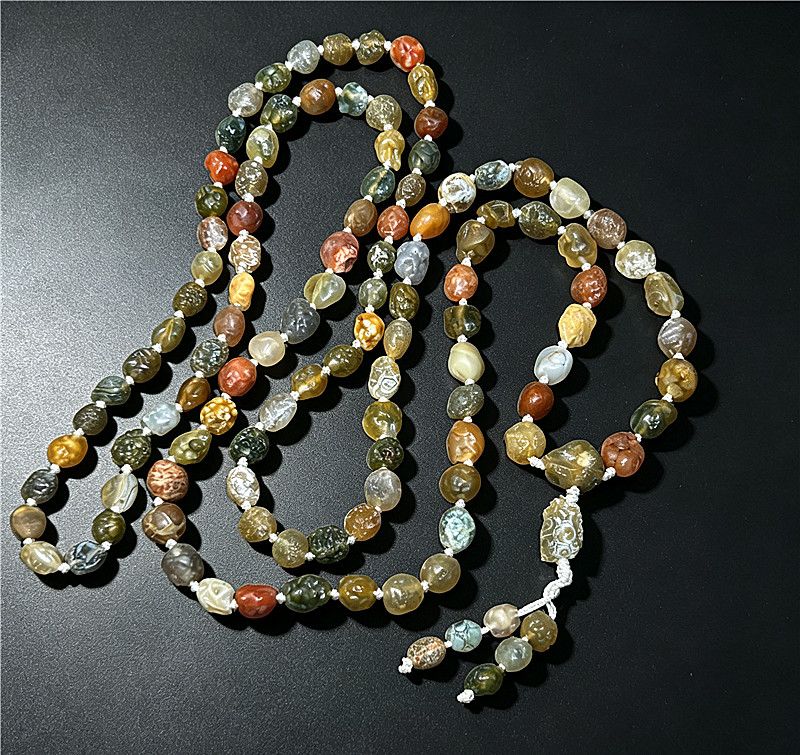 Raw Natural China Inner Mongolia Gobi Agate Bead Pendant Necklace Handhe Rosary Raw Natural China Inner Mongolia Gobi Agate Bead Pendant Necklace Handhe Rosary