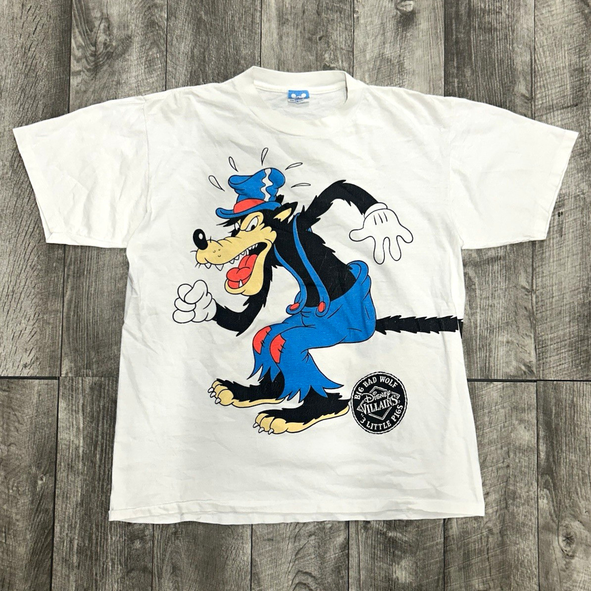 Vintage Disney Villains T Shirt Big Bad Wolf 
