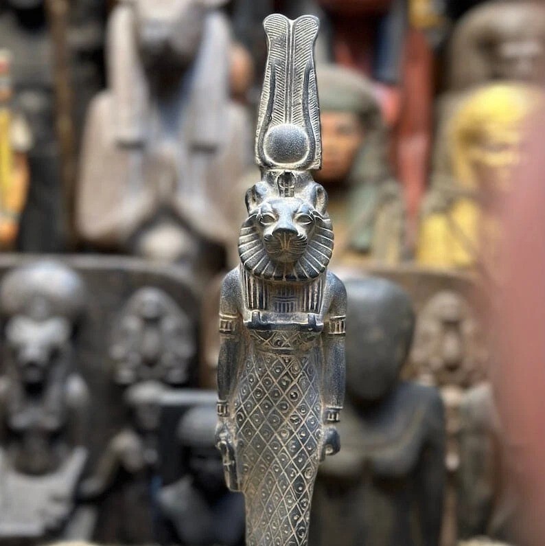 Egyptian Artifacts Rare Authentic Pharaonic Statue Egyptian Goddess Sekhmet BC