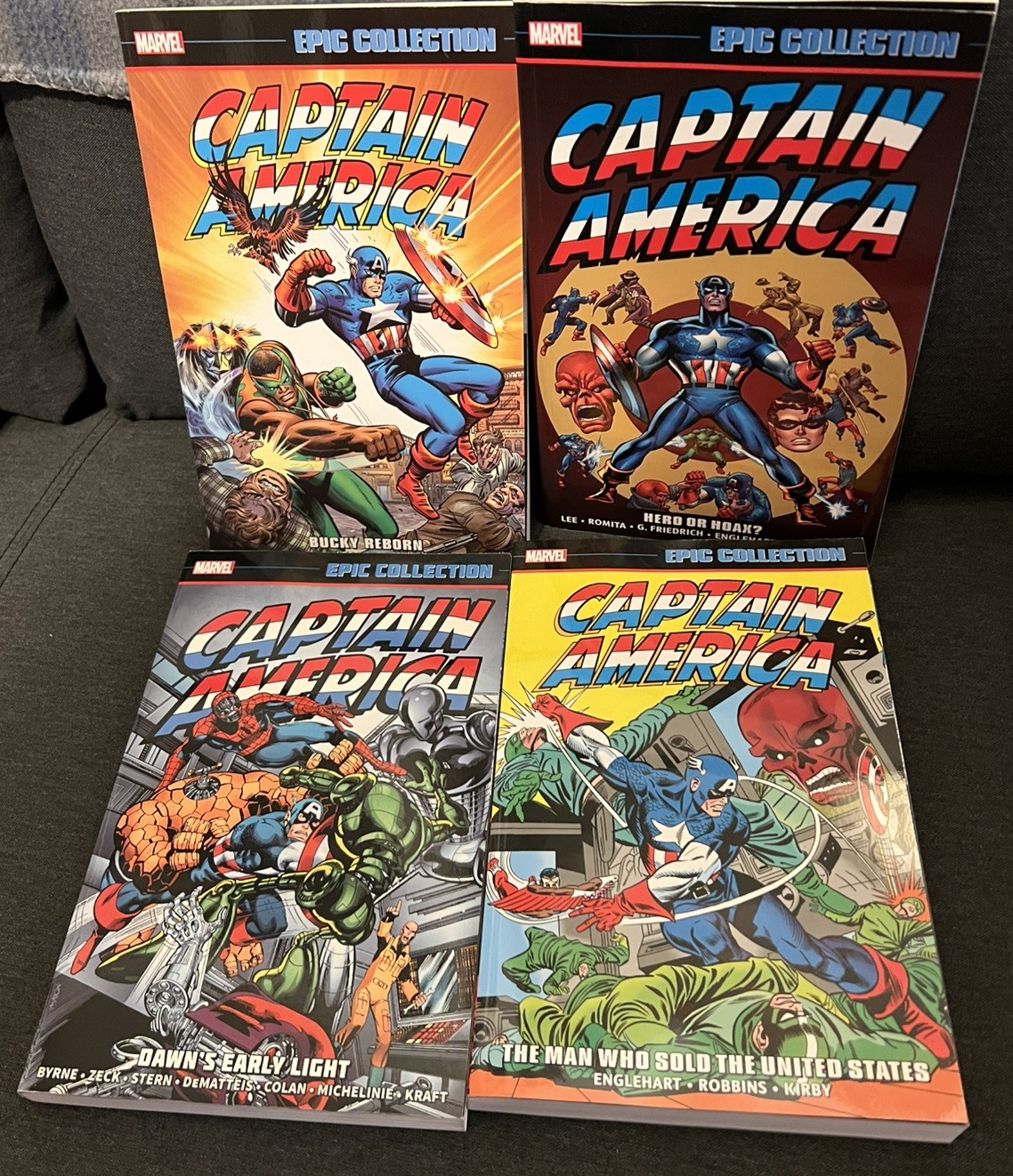 Captain America Epic Collection Lot #3, #4, #6, & #9 Marvel Comics TPB set Captain America Epic Collection Lot #3, #4, #6, & #9 Marvel Comics TPB set