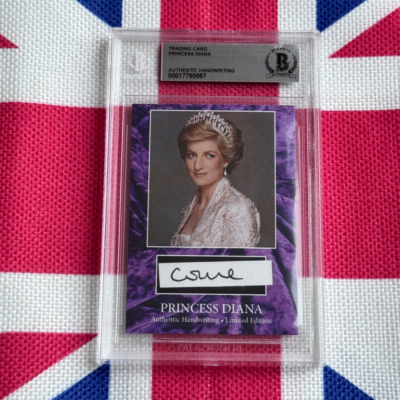 Princess Diana Handwritten Word Cut From a Beckett Autograph Letter Signed