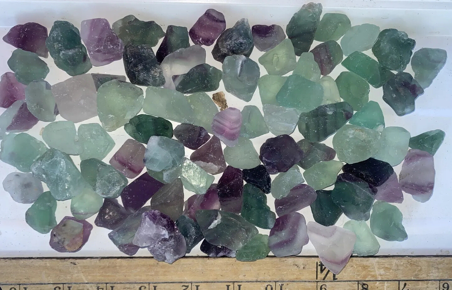 1 Pound of a grade fluorite rough 1 inch 1 Pound of a grade fluorite rough 1 inch