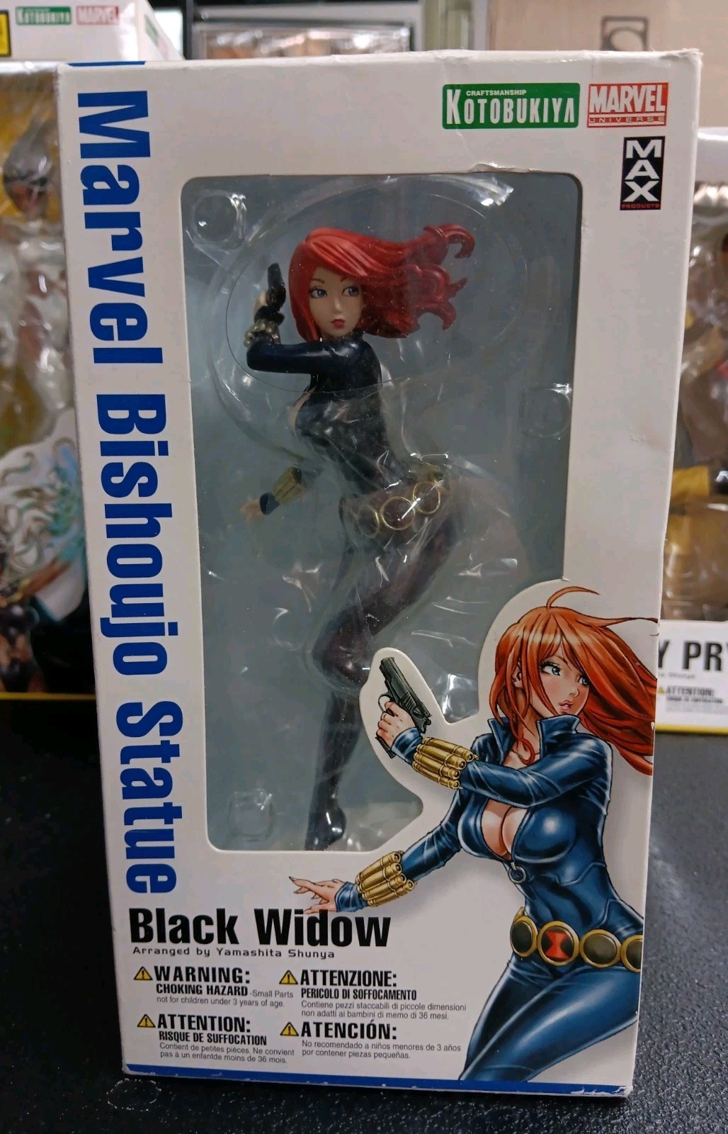 MARVEL: Black Widow Bishoujo Statue Figure *NEW SEALED * KOTOBUKIYA Figurine PVC