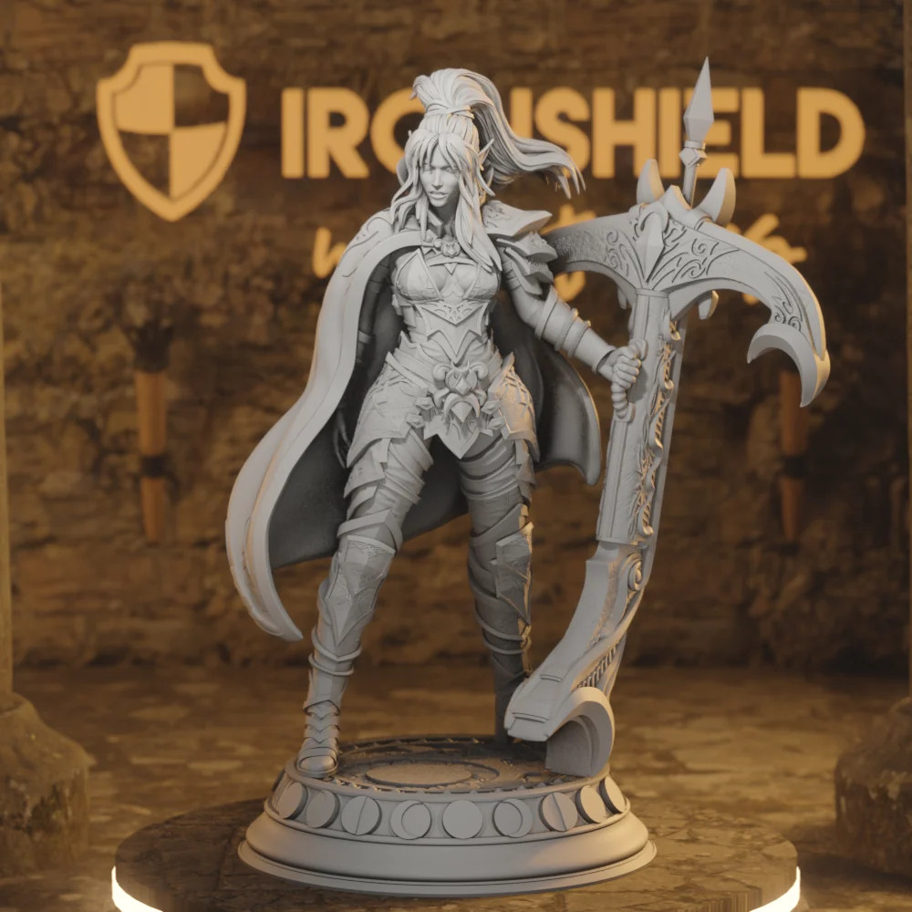 Drow Moonlight Ranger - Exrin Nvat Cro DnD 3D Resin Miniature Figure Tabletop RPG