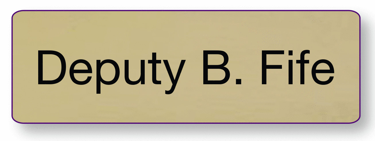 DEPUTY BARNEY FIFE ANDY GRIFFITH SHOW NAME BADGE HALLOWEEN COSTUME PIN FASTENER DEPUTY BARNEY FIFE ANDY GRIFFITH SHOW NAME BADGE HALLOWEEN COSTUME PIN FASTENER