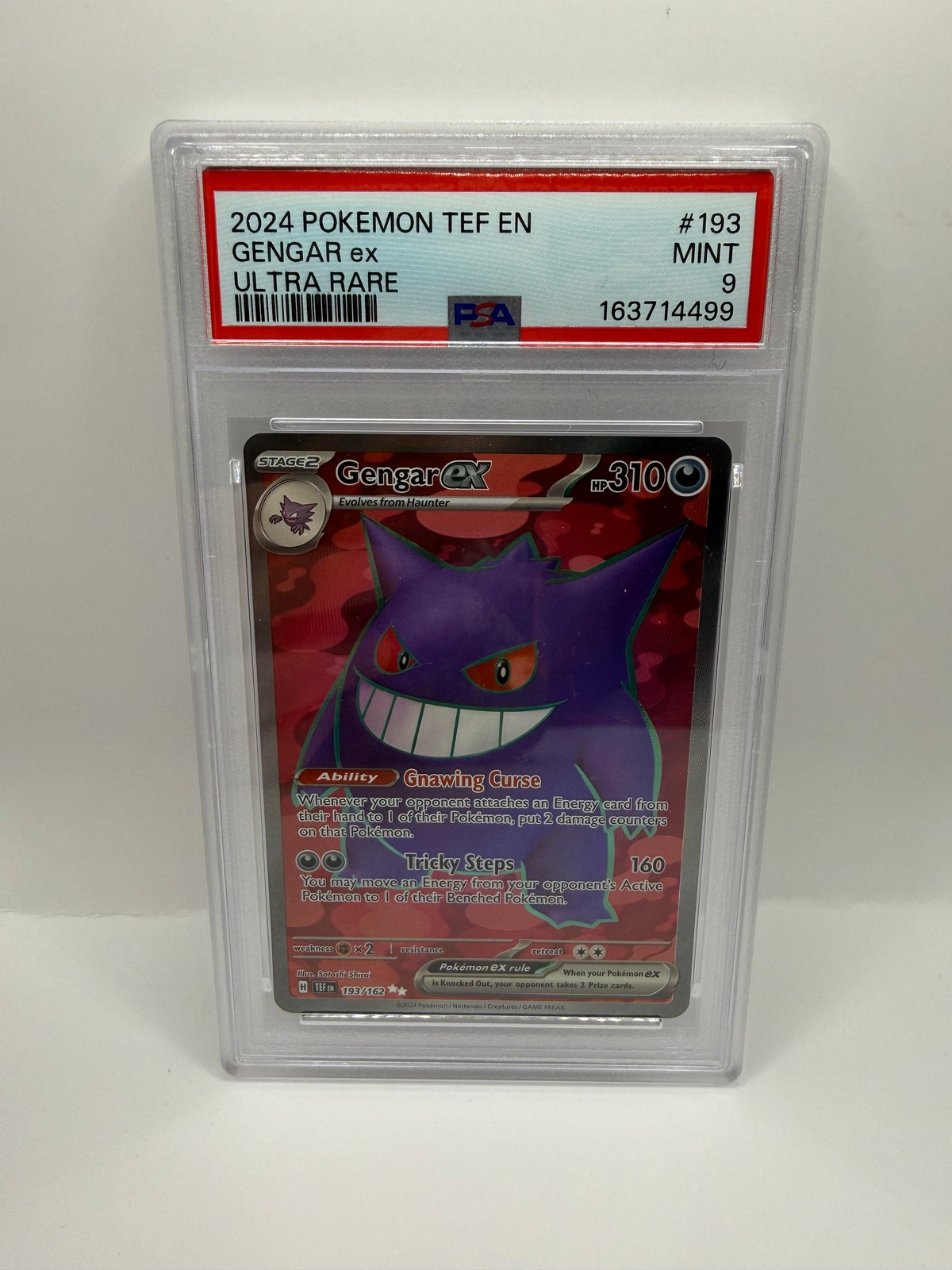 Gengar Ex #193 - PSA 9