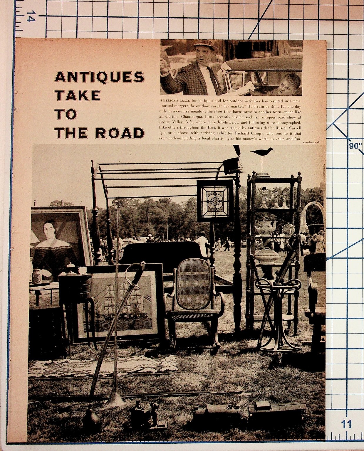 1960s Magazine Article Antiques Flea Market Chautauqua NY Ephemera 1960s Magazine Article Antiques Flea Market Chautauqua NY Ephemera