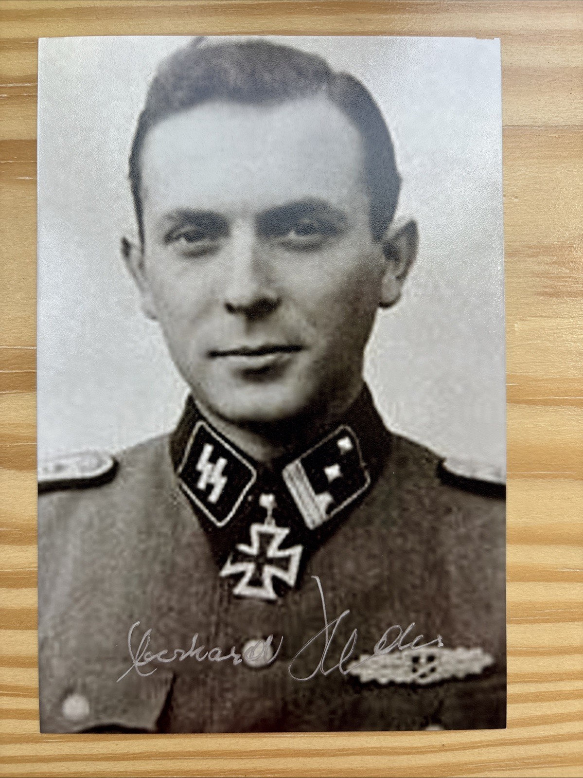 Eberhard Heder Authentic Signed Four by Six Photo Eberhard Heder Authentic Signed Four by Six Photo
