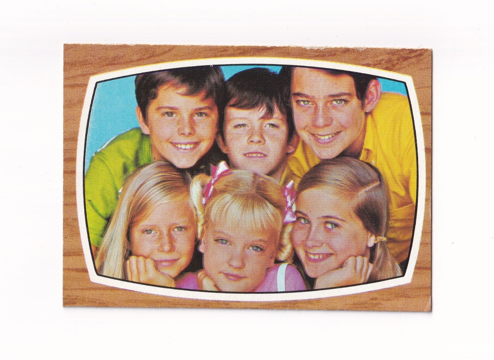 1971 Topps The Brady Brunch #55 Brady Kids Photo