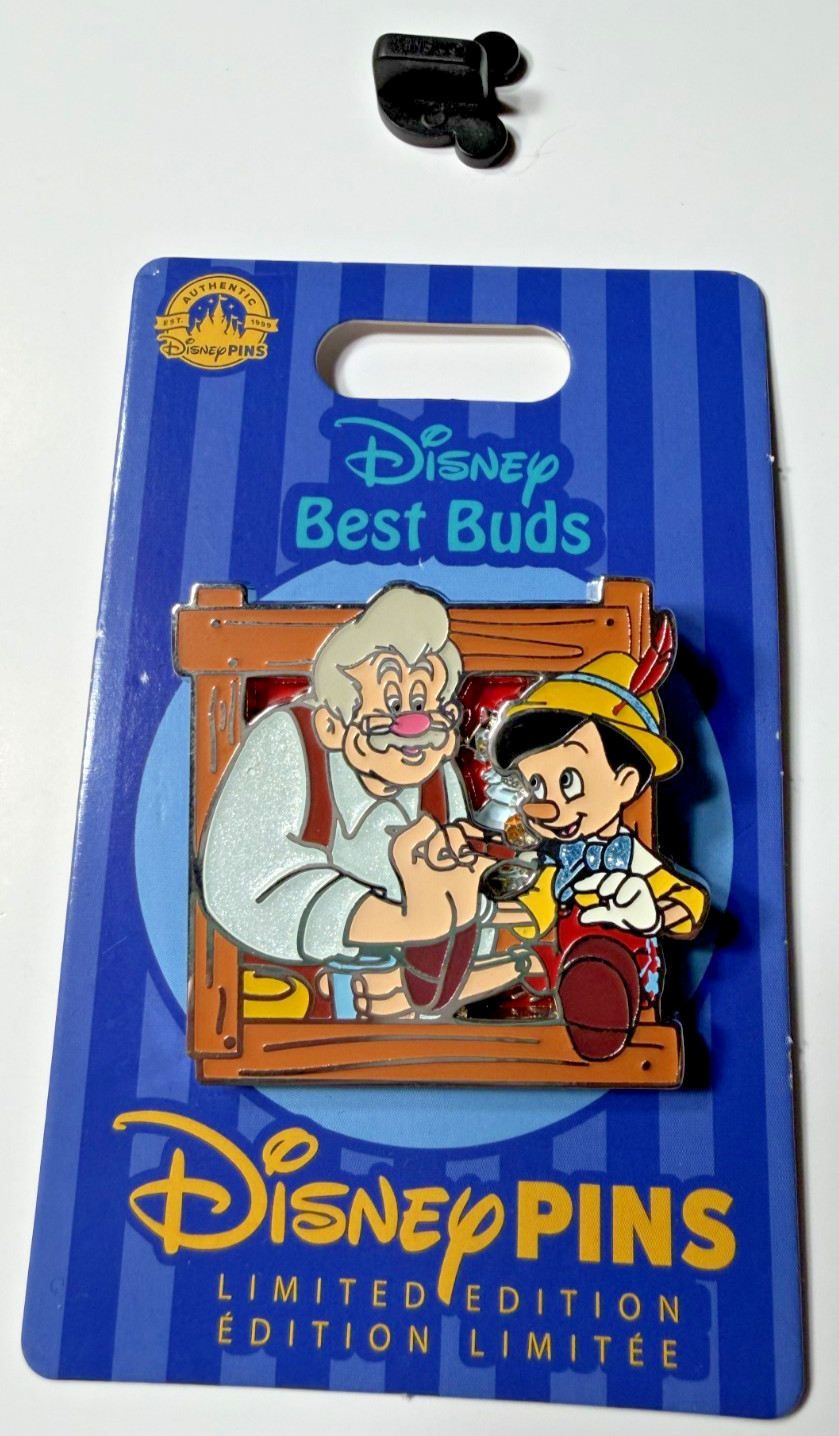 Disney Best Buds 2023 Pinocchio And Gepetto LE 2500 Pin