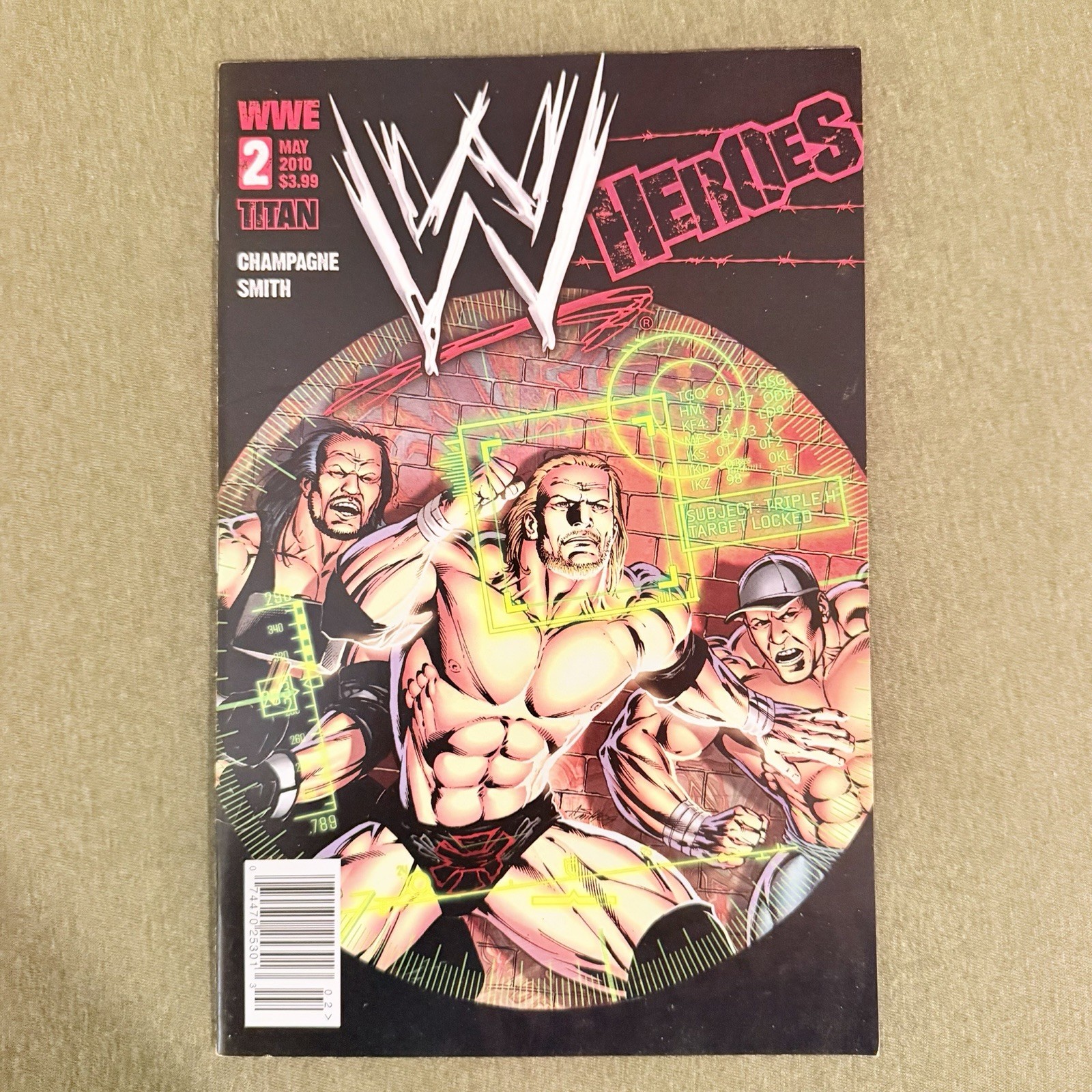 WWE Heroes #2 DX Triple H (2010 Titan Books) WWF WWE Heroes #2 DX Triple H (2010 Titan Books) WWF