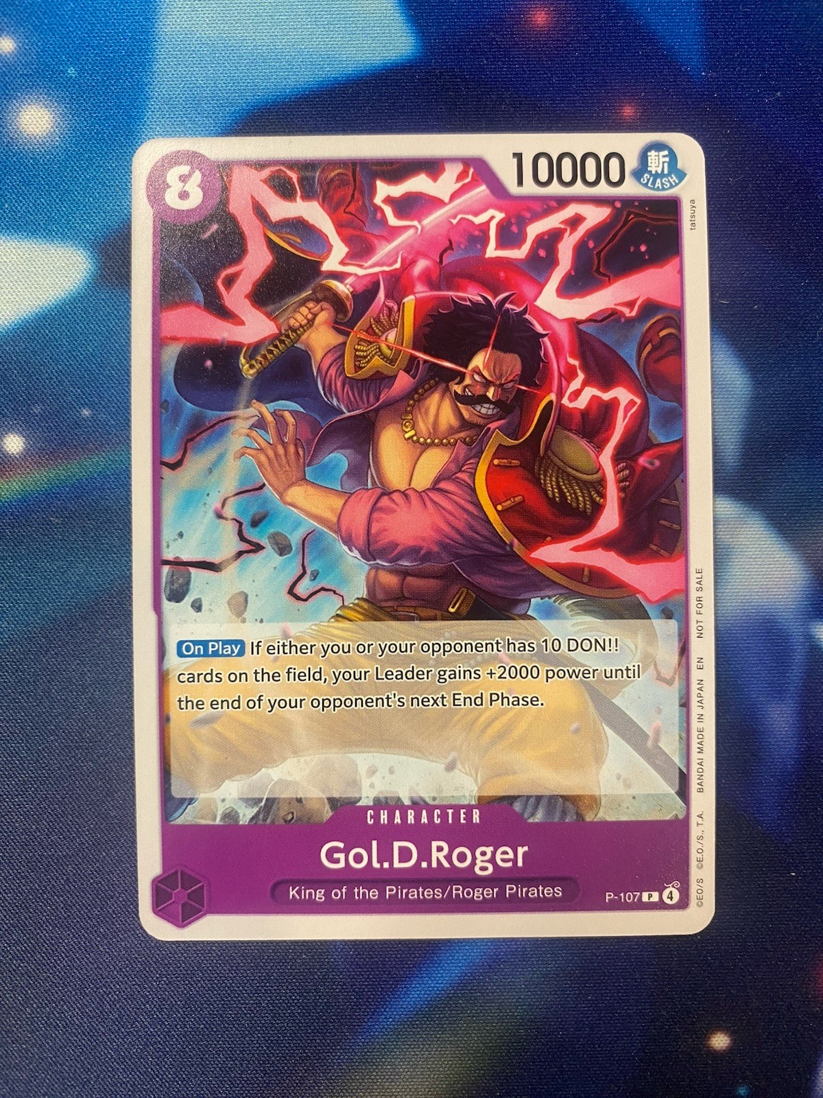 One Piece TCG - Gol.D.Roger P-107 - EN - NM One Piece TCG - Gol.D.Roger P-107 - EN - NM