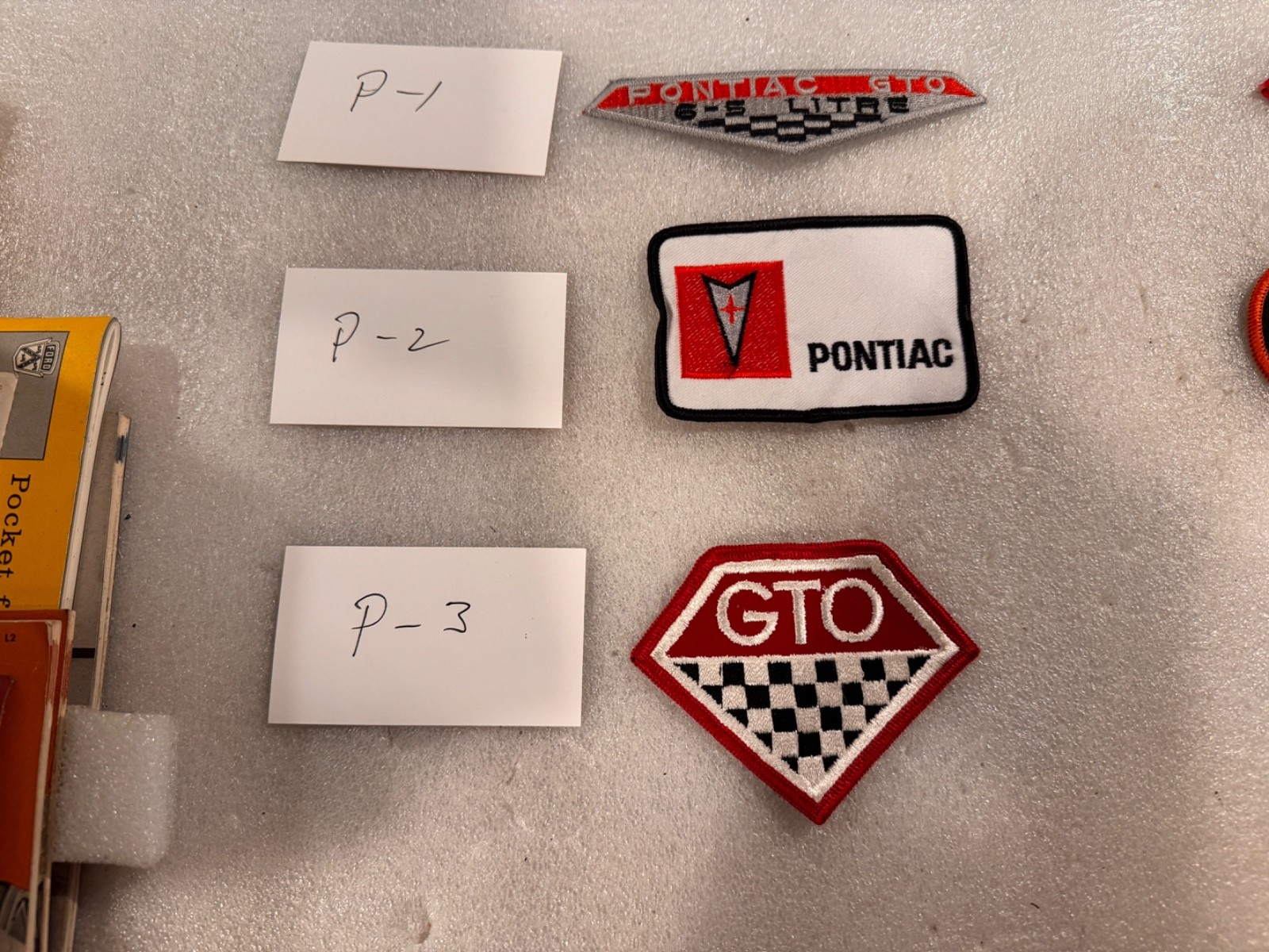 pontiac, gto. vintage patches. new originals pontiac, gto. vintage patches. new originals