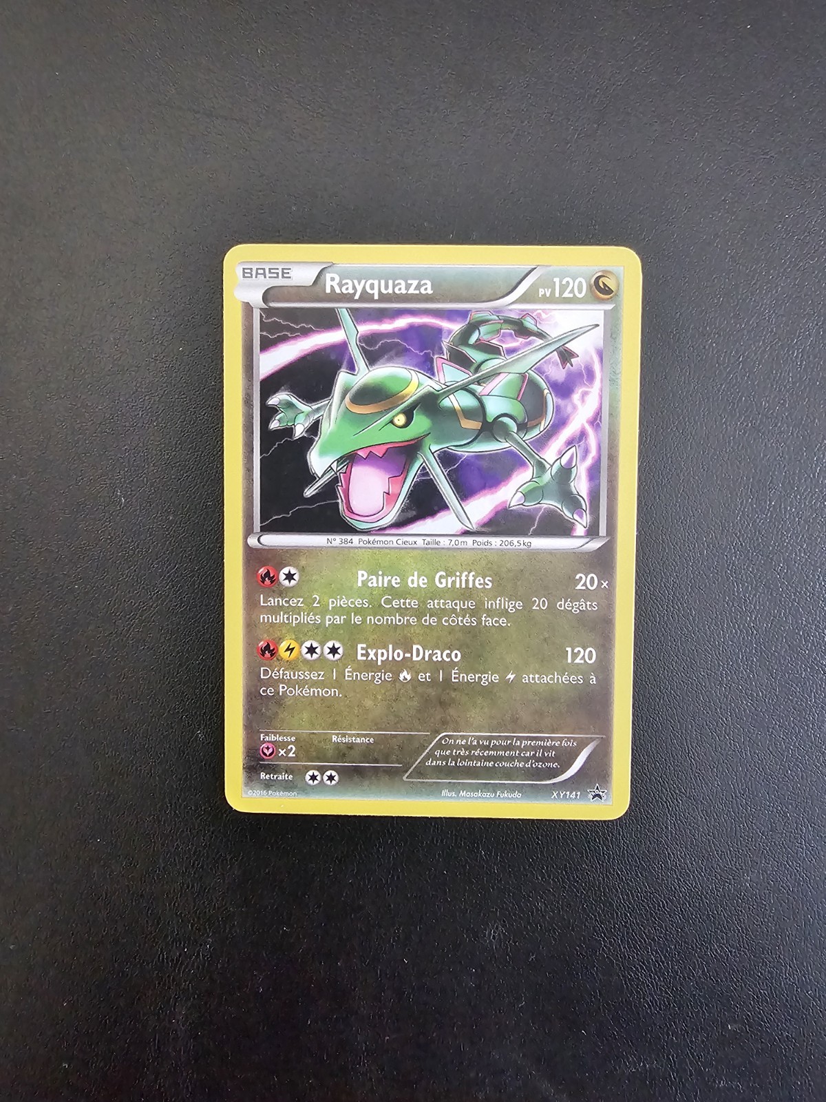 Pokemon Card Rayquaza XY141 Promo Holo FR exc