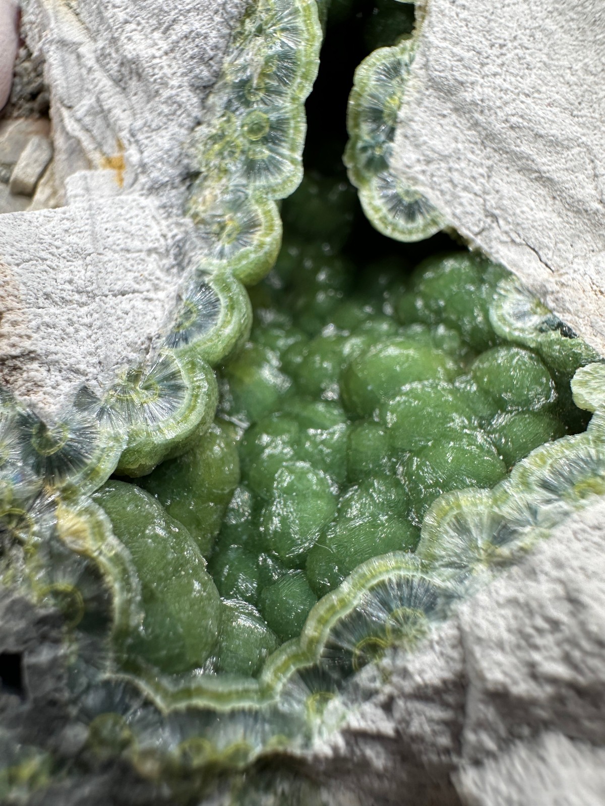 Beautiful Large RARE GREEN Wavellite Specimen from Avant, Arkansas
