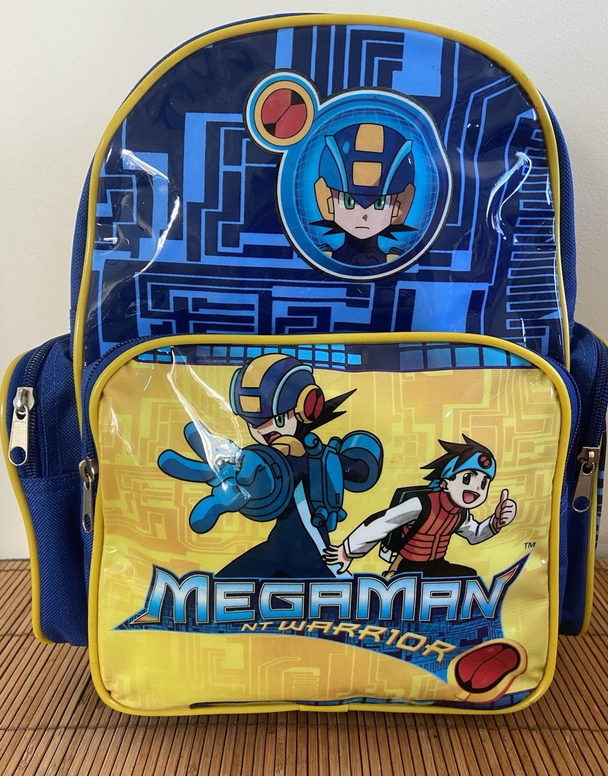 RARE MegaMan Battle NT Warrior Backpack 2005 Lan Hikari Megaman EXE Kids