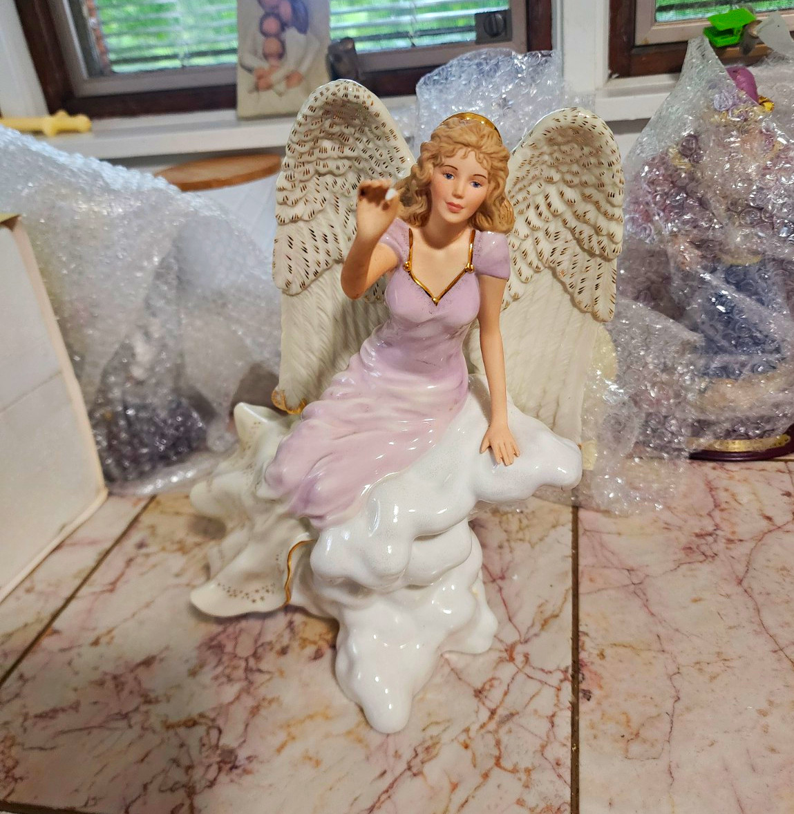 Lenox Star of the Millennium Limited Edition Angel Figurine 1999 Porcelain