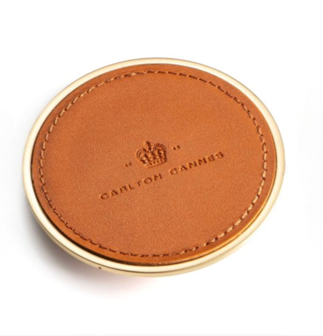 New Carlton Cannes Leather Coaster Set (4 Pack x 2) 8 Total New Carlton Cannes Leather Coaster Set (4 Pack x 2) 8 Total