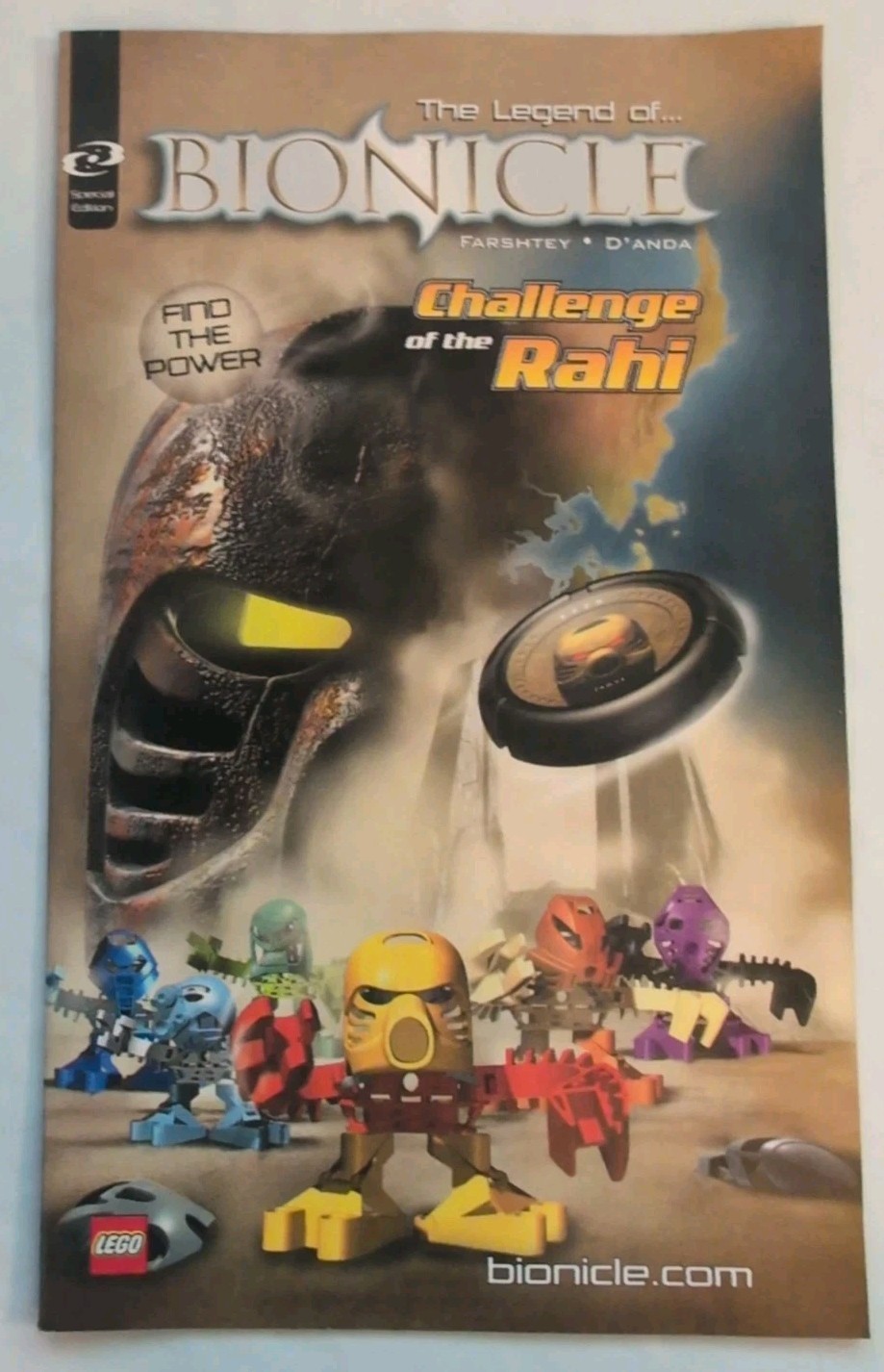 2001 McDonald\'s LEGO Bionicle Challenge of the Rahi Special Edition Comic 2001 McDonald\'s LEGO Bionicle Challenge of the Rahi Special Edition Comic