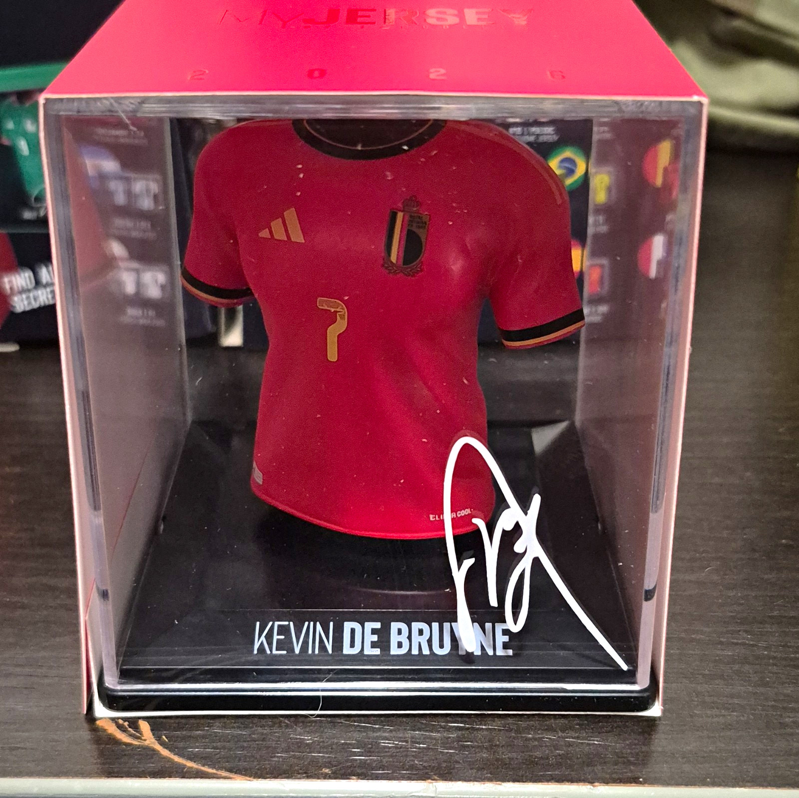 FanCollex MyJersey Kevin De Bruyne 2026 Home Jersey AR Mini Figure Auto