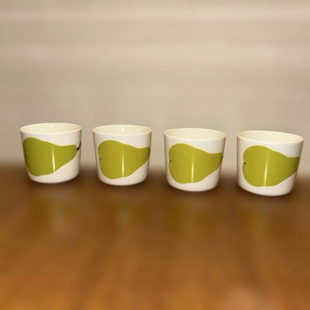 marimekko Oiva PÄÄRYNÄ latte mug set of 4