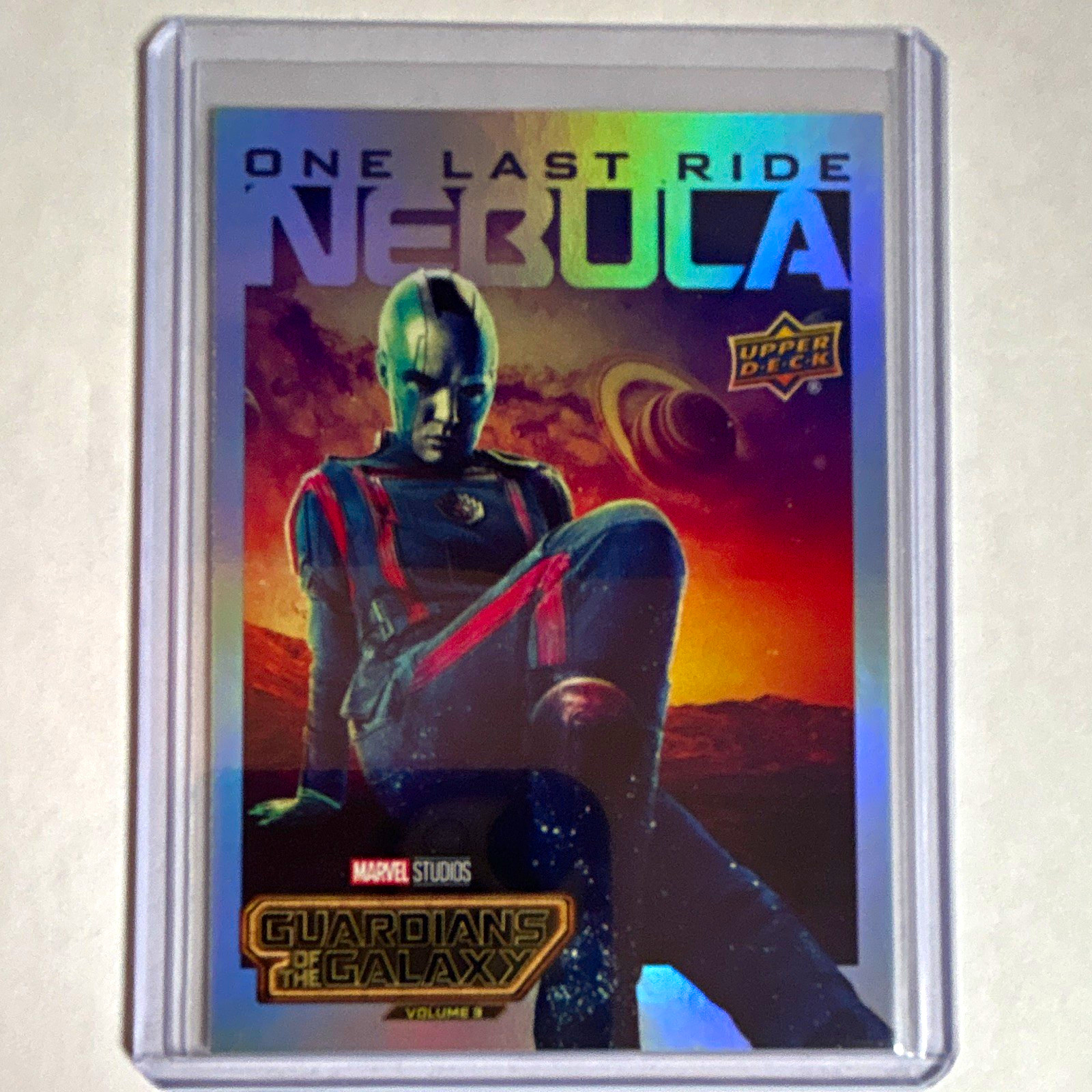 2018 Upper Deck Marvel Guardians Vol. 2 One Last Ride Nebula Silver #OLR-6