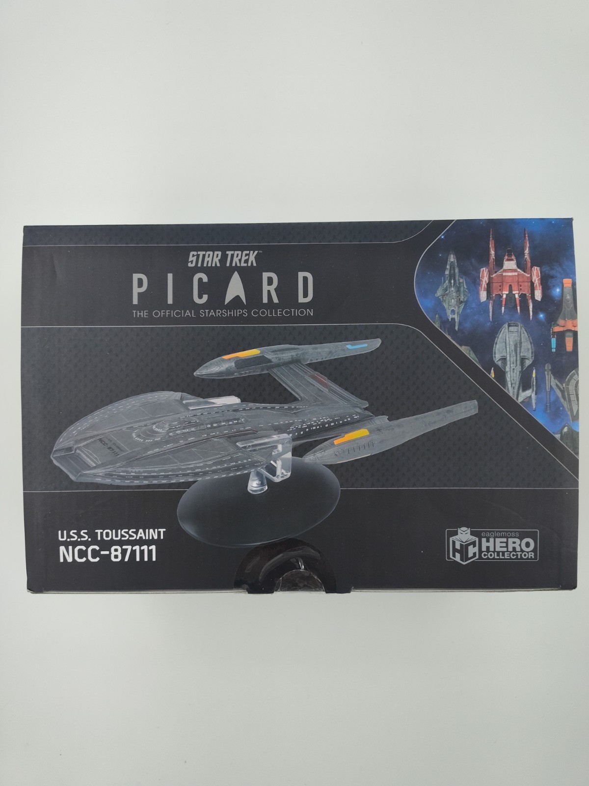 Eaglemoss Star Trek Picard U.S.S. Toussaint NCC-87111 Inquiry Class Ship Replica Eaglemoss Star Trek Picard U.S.S. Toussaint NCC-87111 Inquiry Class Ship Replica