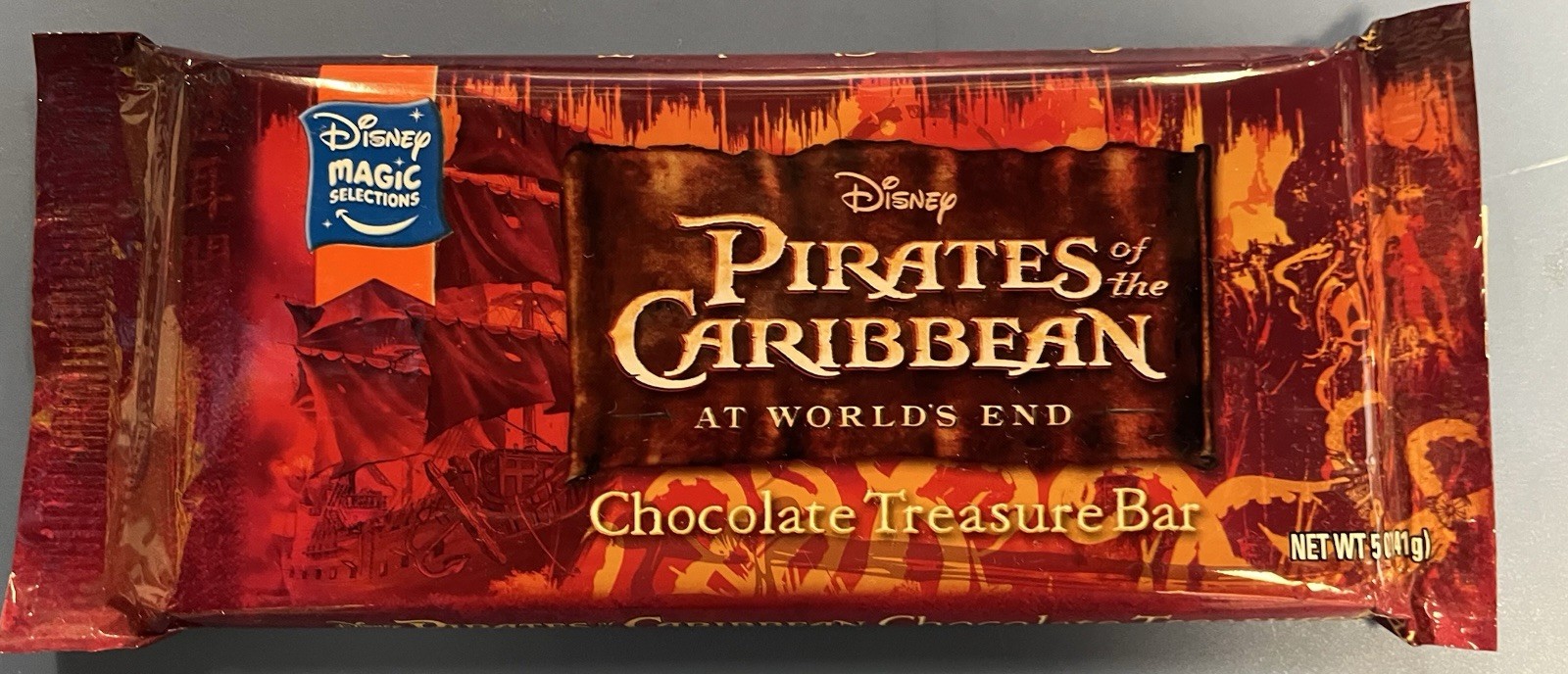 Vintage 2007 Pirates of The Caribbean: At World’s End Chocolate Treasure Bar Vintage 2007 Pirates of The Caribbean: At World’s End Chocolate Treasure Bar