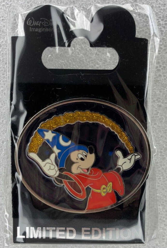 Disney WDI Exclusive Sorcerer Mickey with shooting stars Pin LE 250, New