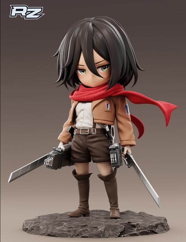 RZ STUDIO Mikasa·Ackerman Resin Figure Limited Model Collectible Fashion Statues