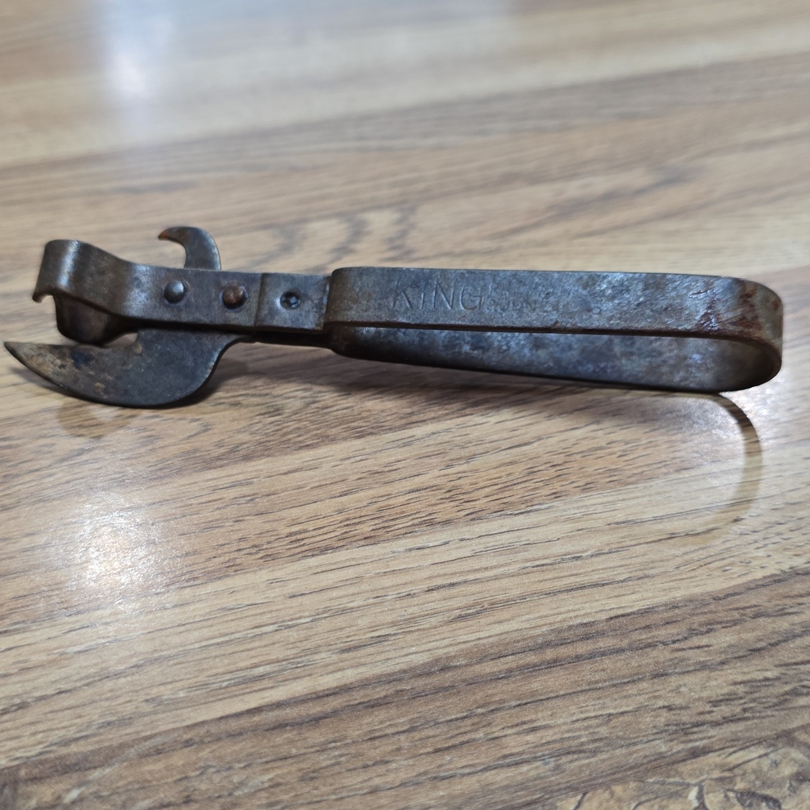 King (Made in USA) Combination Can Opener - Corkscrew /Pat. June 1895 & Aug 1908 King (Made in USA) Combination Can Opener - Corkscrew /Pat. June 1895 & Aug 1908