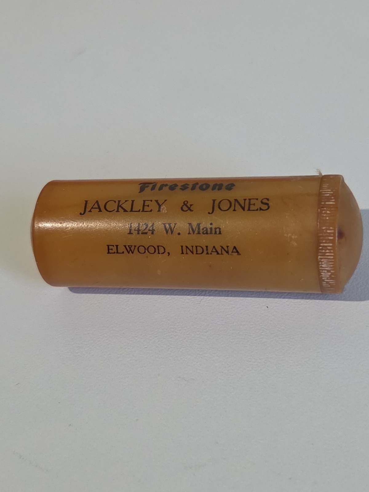 Vtg 1940s Firestone Jackley & Jones Elwood Indiana Advertising Sewing Kit