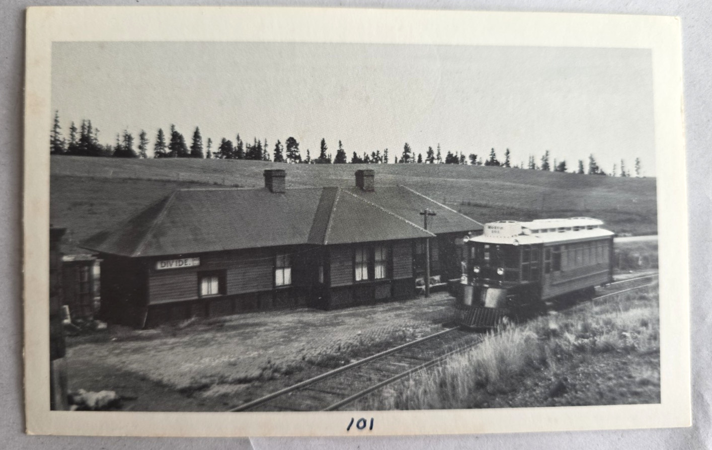 Vintage Midland Terminal Railway Divide, CO RPPC Photo Train Trolley Postcard Vintage Midland Terminal Railway Divide, CO RPPC Photo Train Trolley Postcard