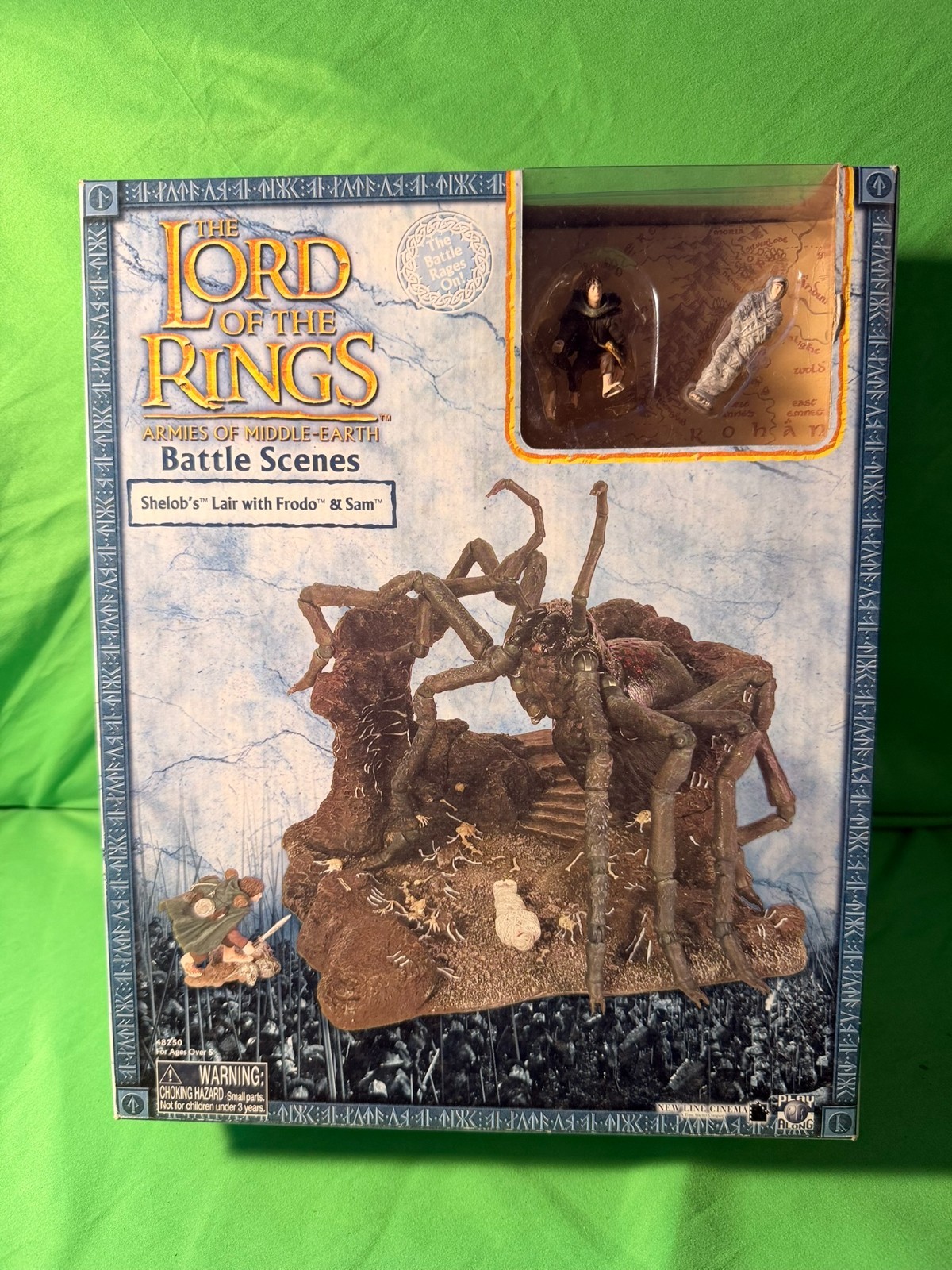 Shelob\'s Lair W/ Frodo & Sam LOTR Armies of Middle-Earth Play Along NEW SEALED