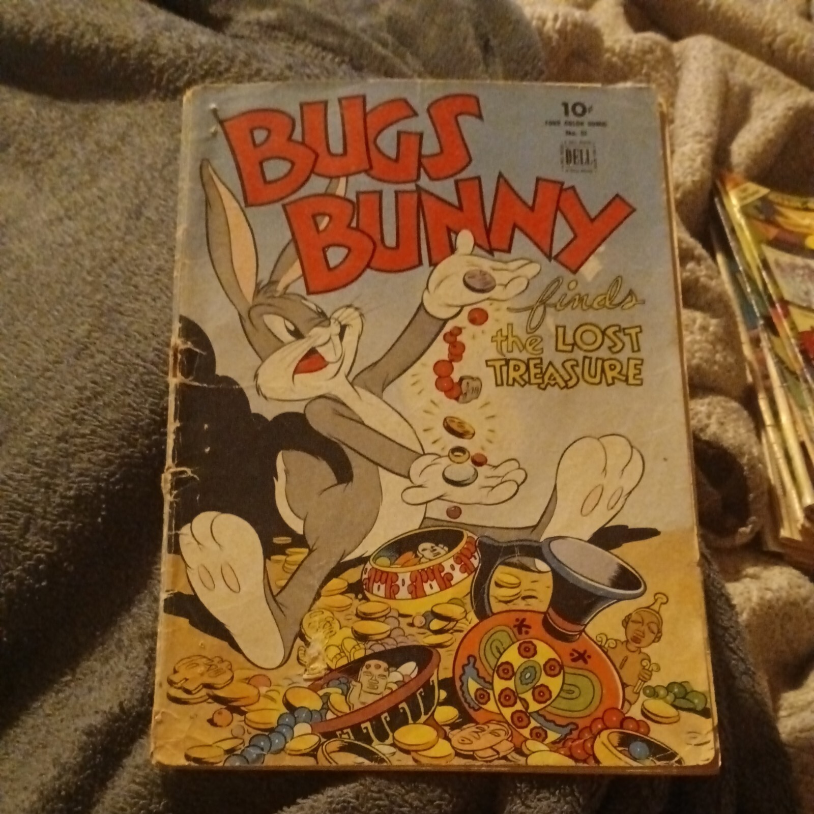 FOUR COLOR # 51 Dell comics BUGS BUNNY (#2) 1944 world war 2 era golden age key FOUR COLOR # 51 Dell comics BUGS BUNNY (#2) 1944 world war 2 era golden age key