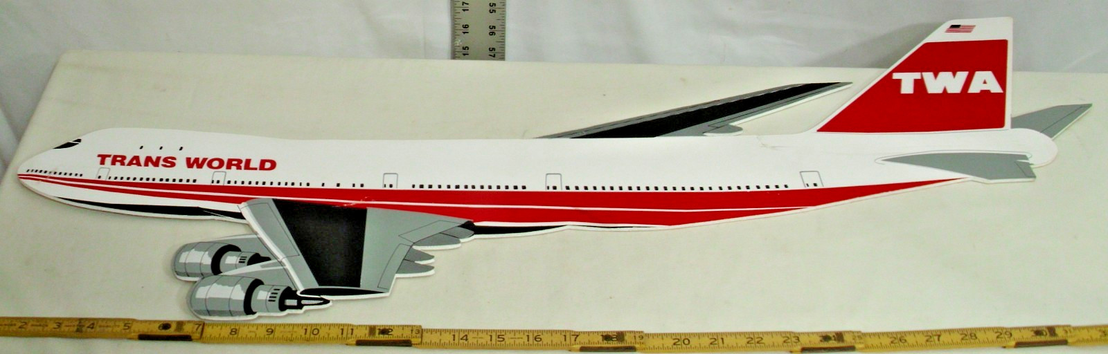 TRANS WORLD AIRLINES TWA BOEING 747 JET 30\