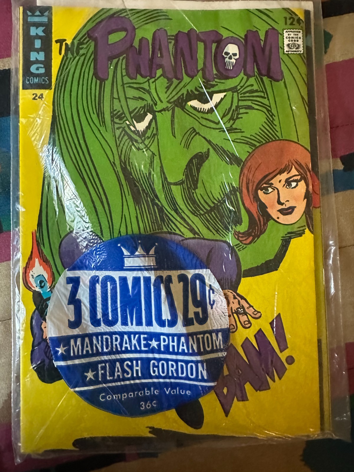 Phantom #24, Flash Gordon #7, Mandrake #7 Factory Sealed King Comic PACK Phantom #24, Flash Gordon #7, Mandrake #7 Factory Sealed King Comic PACK