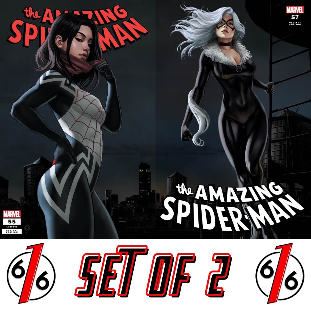 🔥🕷️ AMAZING SPIDER-MAN #55-57 IVAN TALAVERA Connecting Variant Set LTD 3000 🔥🕷️ AMAZING SPIDER-MAN #55-57 IVAN TALAVERA Connecting Variant Set LTD 3000