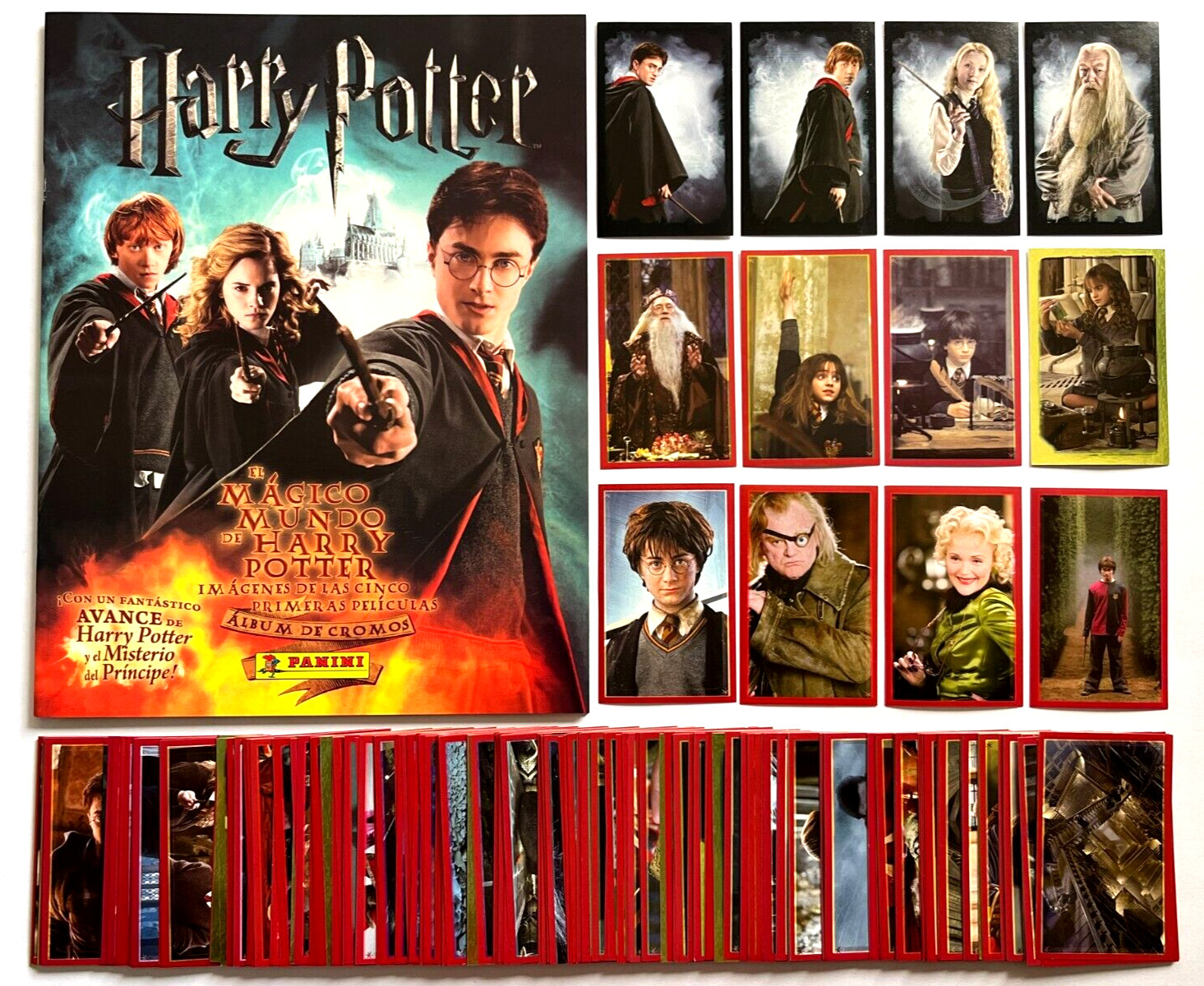 ALBUM THE MAGICAL WORLD OF HARRY POTTER Full Set 216/216 Stickers Panini 2002