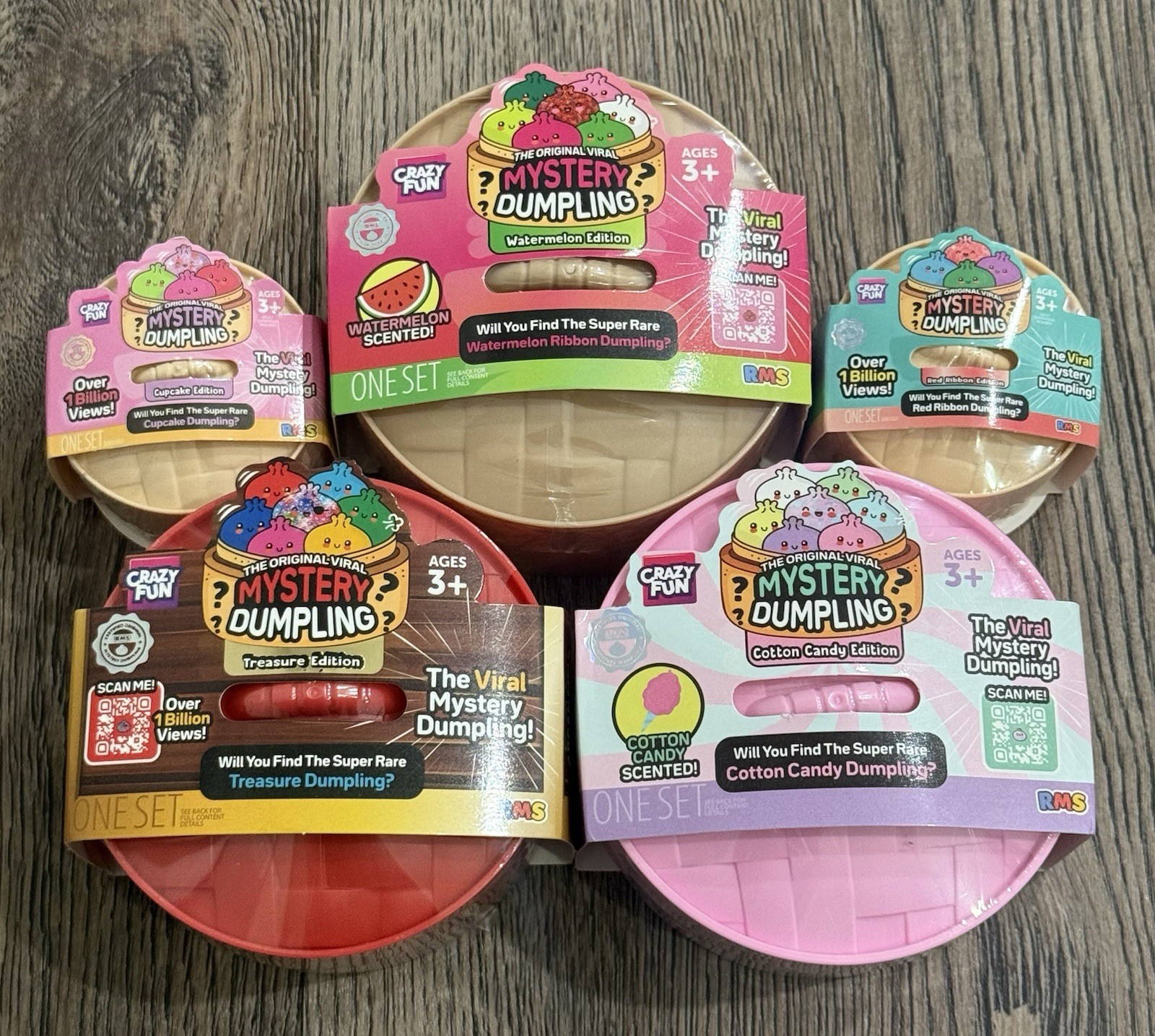 Five Below RMS Viral Squishy Mystery Dumpling Lot Of 5 - 100% Authentic Five Below RMS Viral Squishy Mystery Dumpling Lot Of 5 - 100% Authentic