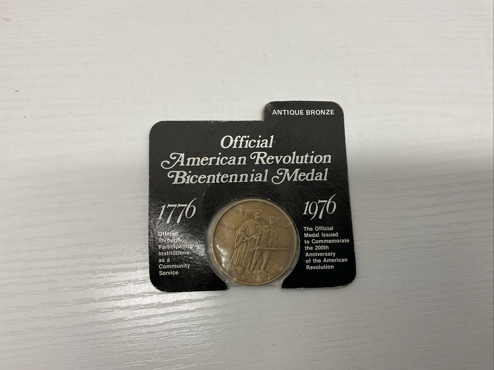 1776-1976 Official American Revolution Bicentennial Medal MASSACHUSETTS 1776-1976 Official American Revolution Bicentennial Medal MASSACHUSETTS